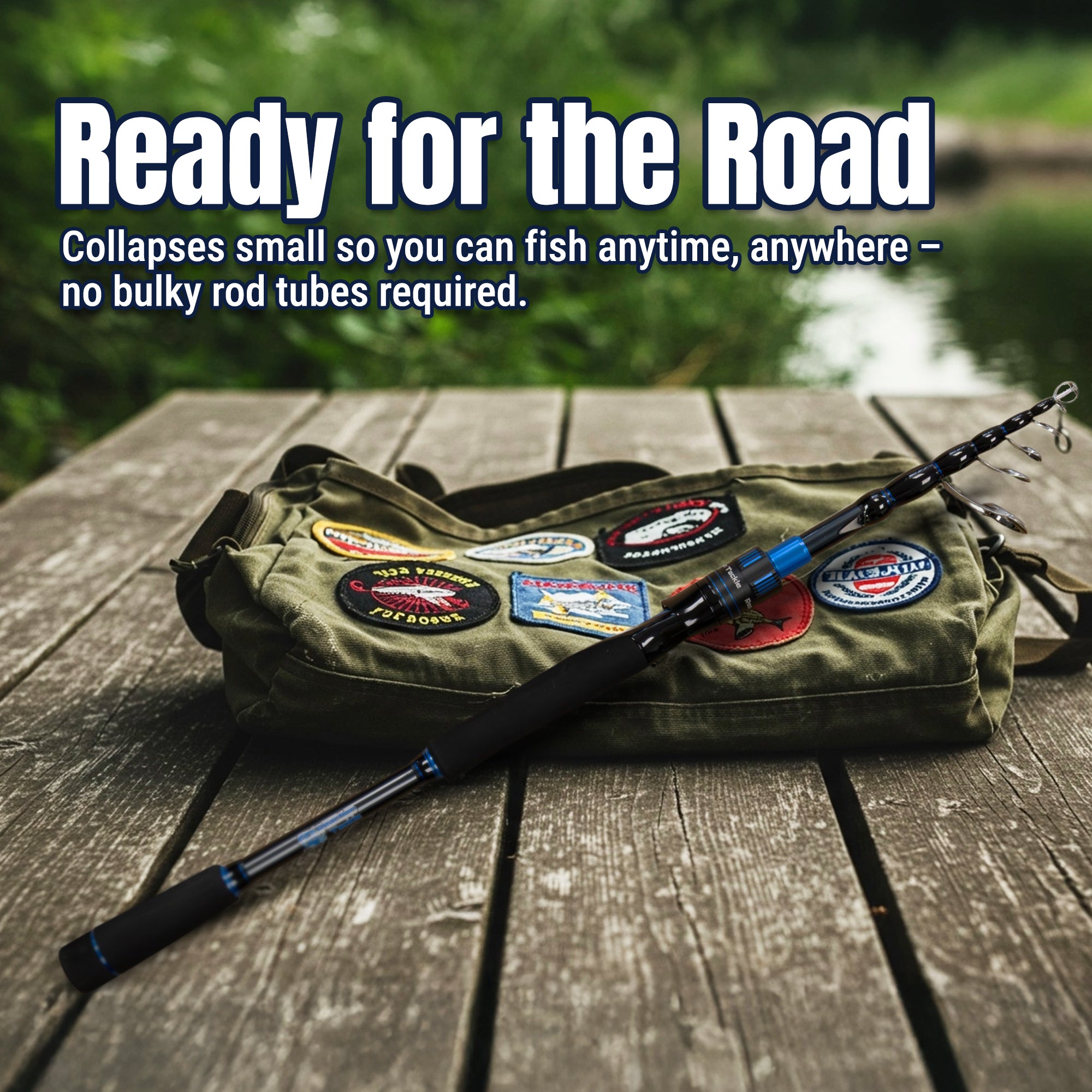 Reaction Tackle Telescopic Spinning Rod – Carbon Travel Fishing Rod – Collapsible Rod for Freshwater and Saltwater - NEW - Keep Casting Fishing & Outdoors