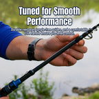 Reaction Tackle Telescopic Spinning Rod – Carbon Travel Fishing Rod – Collapsible Rod for Freshwater and Saltwater - NEW - Keep Casting Fishing & Outdoors