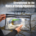 Reaction Tackle Clear Storage Bag Tackle Pak - Water-Resistant Plastic Storage - New - Keep Casting Fishing & Outdoors