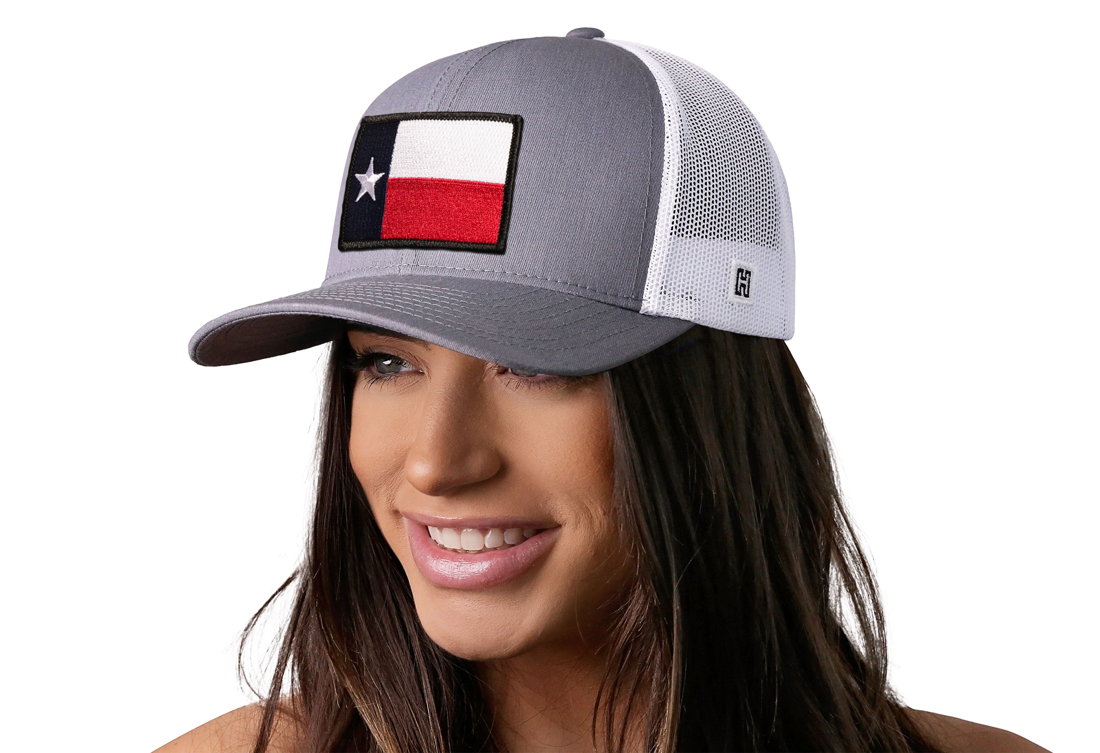 Haka Hat Texas Flag | Gray-White