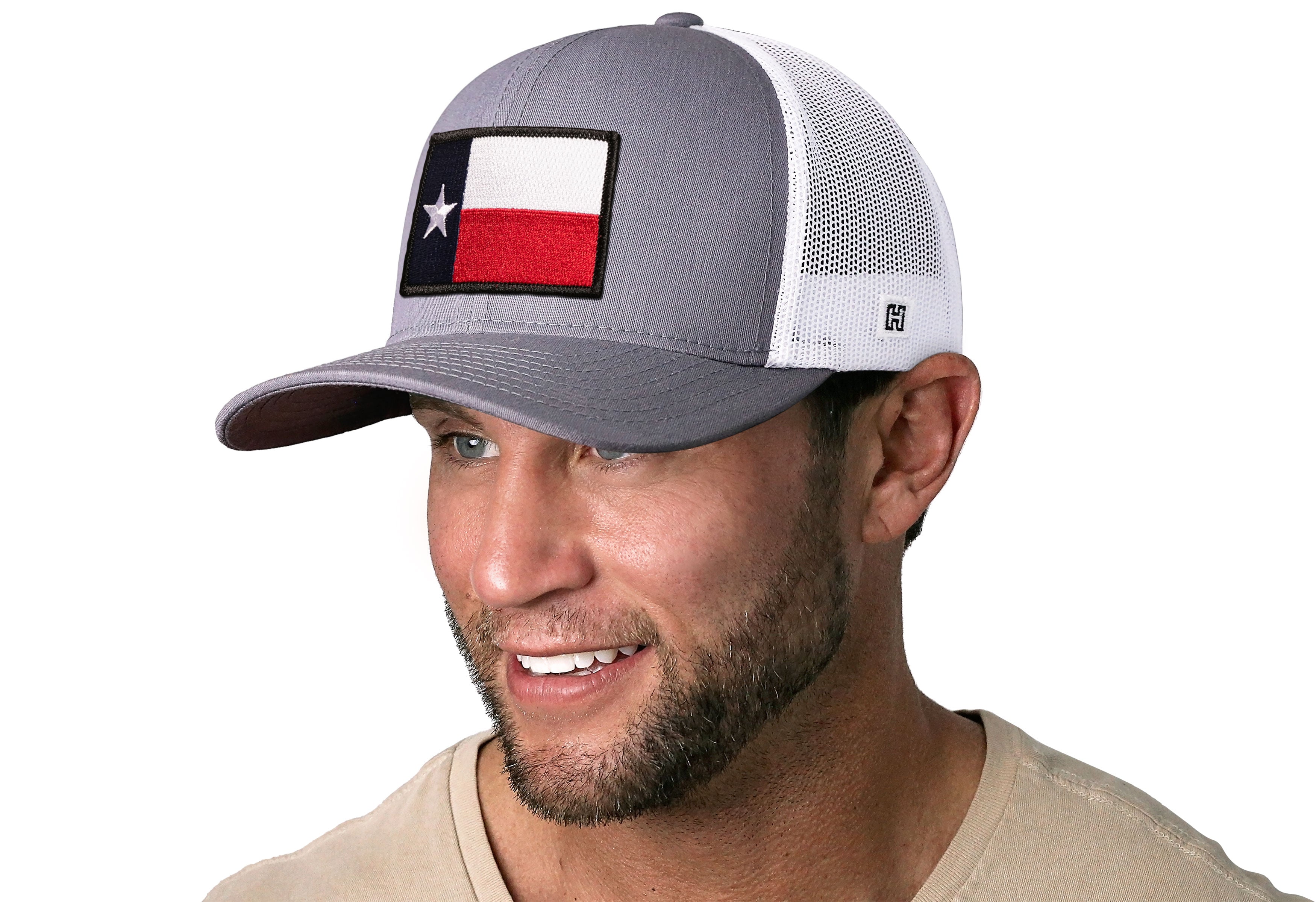 Haka Hat Texas Flag | Gray-White