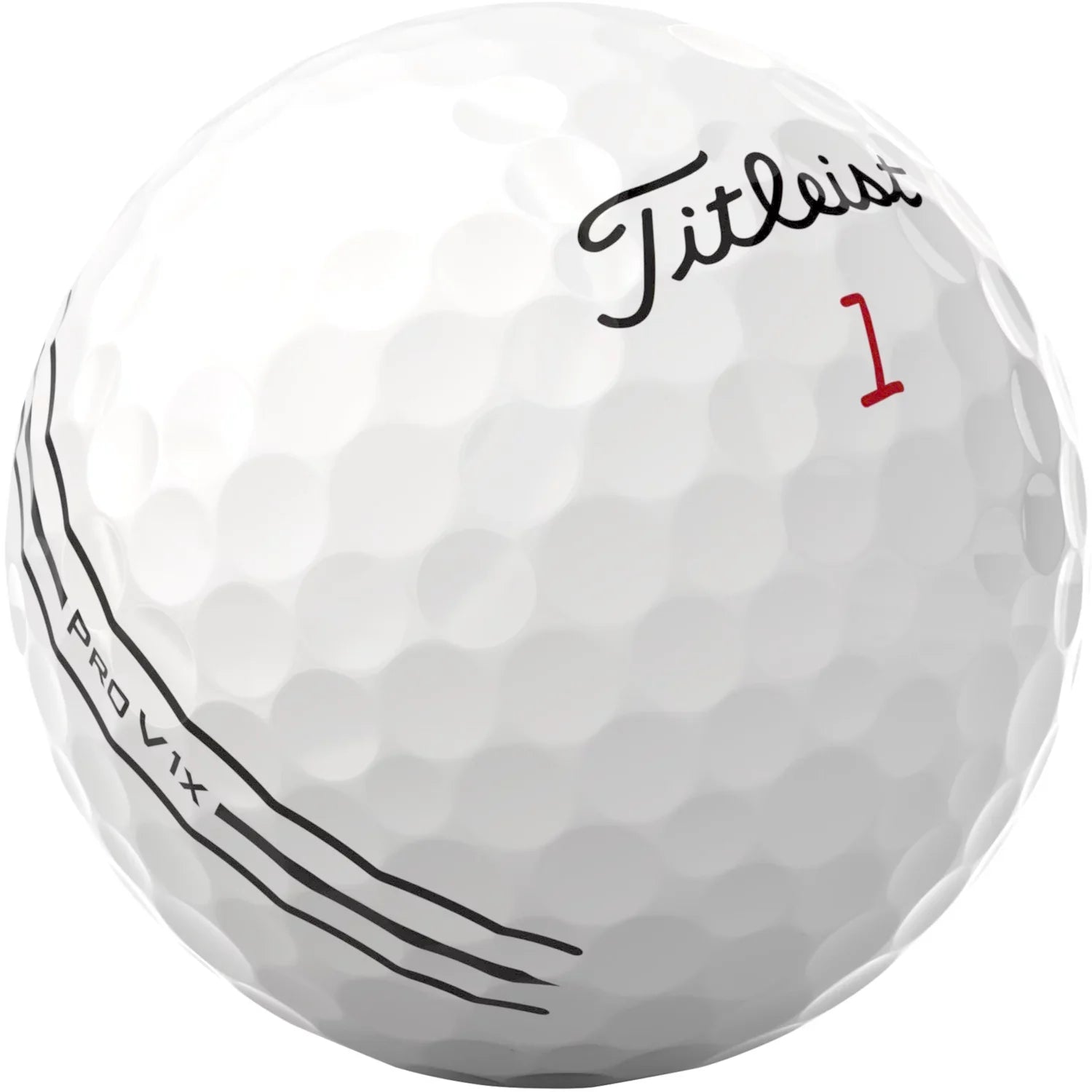 Titleist 2025 Pro V1x Enhanced Alignment Golf Balls