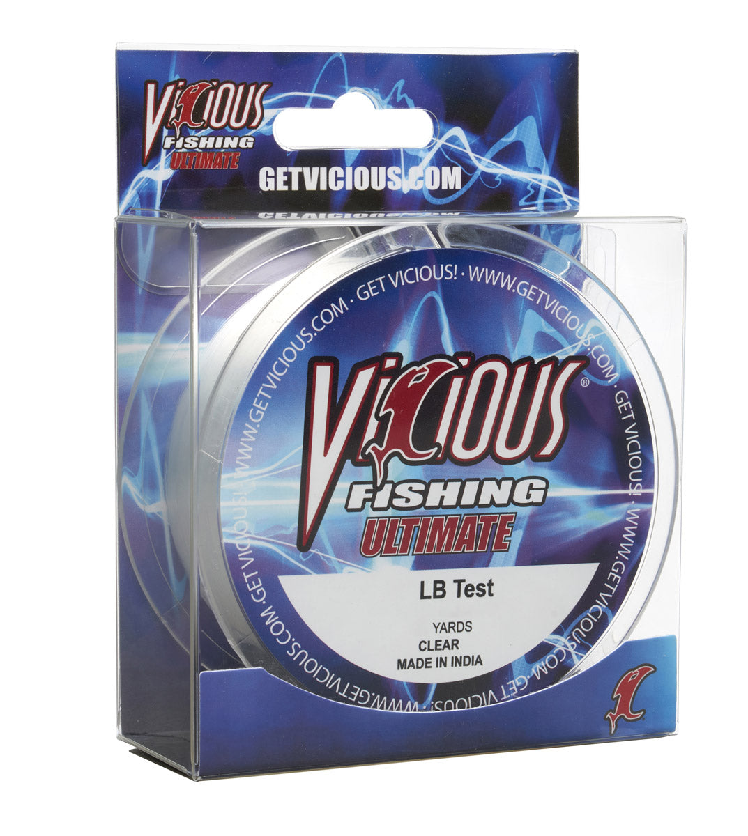 Vicious Ultimate Clear Mono - 12 Lb Test - Keep Casting Fishing & Outdoors