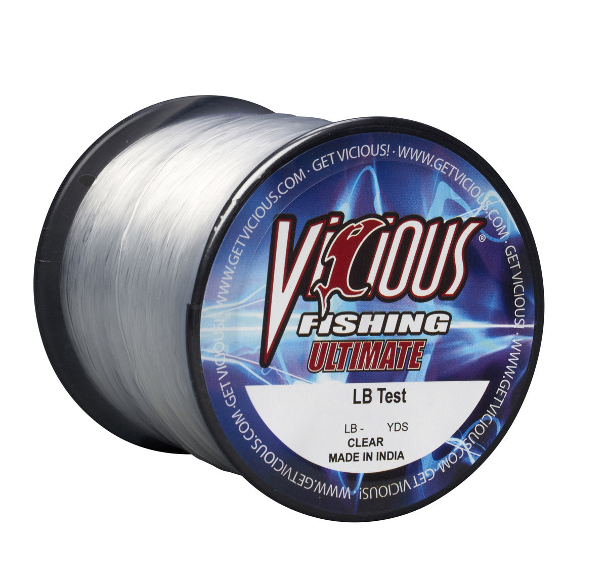 Vicious Ultimate Clear Mono - 12 Lb Test - Keep Casting Fishing & Outdoors