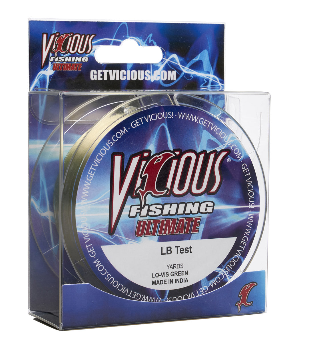 Vicious Ultimate Lo-Vis Green Mono - 4 Lb Test - Keep Casting Fishing & Outdoors