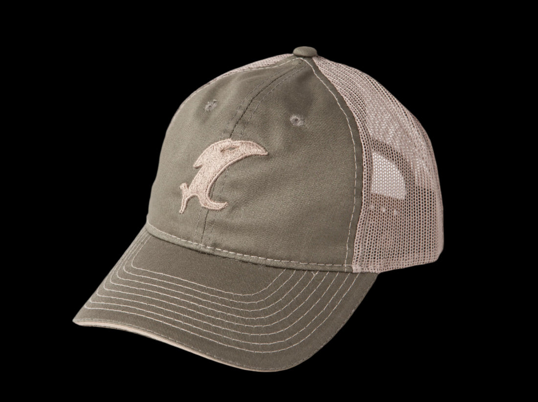 Classic Green/Khaki Adjustable Hat - Keep Casting Fishing & Outdoors