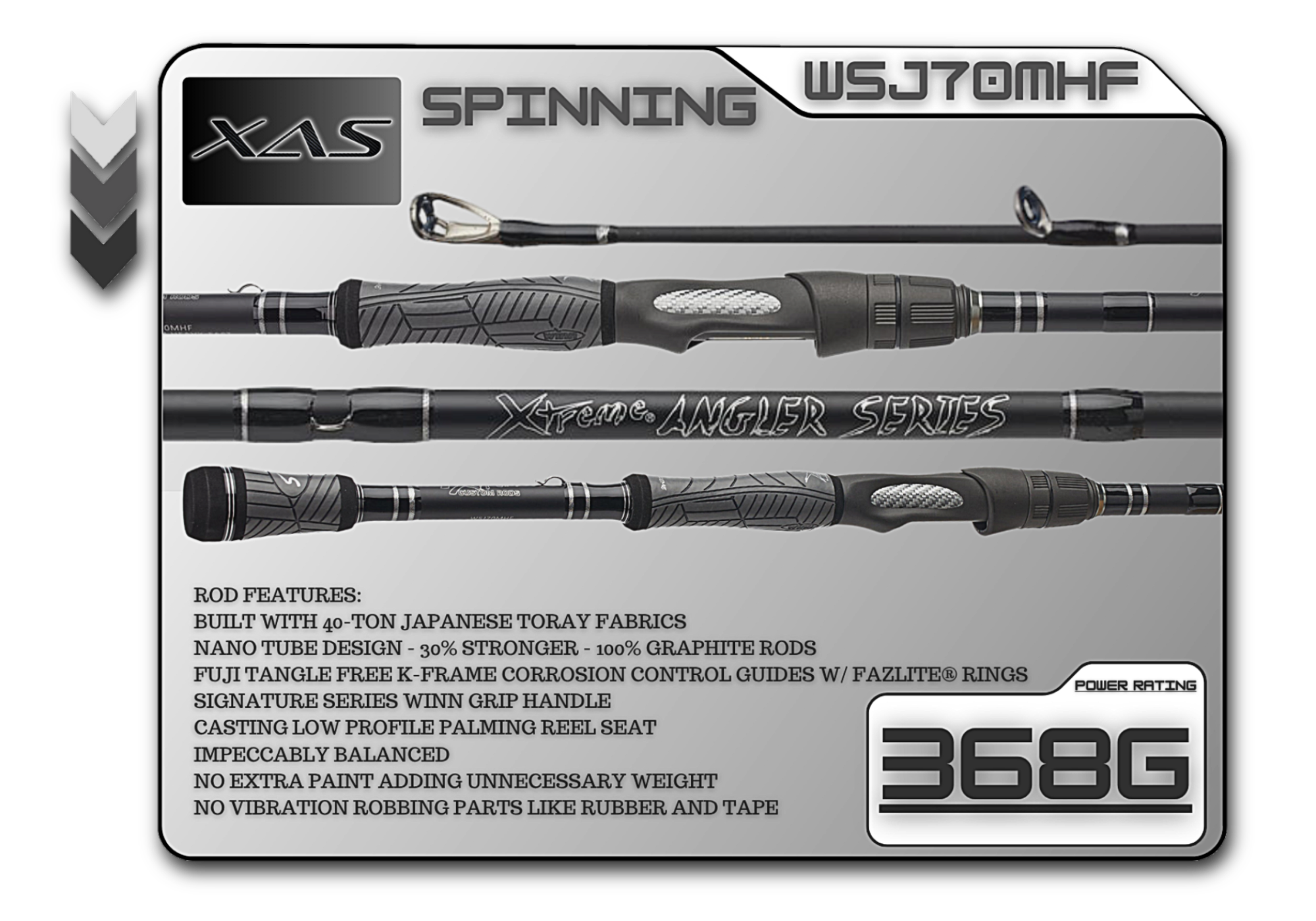 WSJ70MHF 7'0" Medium Heavy Fast - Keep Casting Fishing & Outdoors