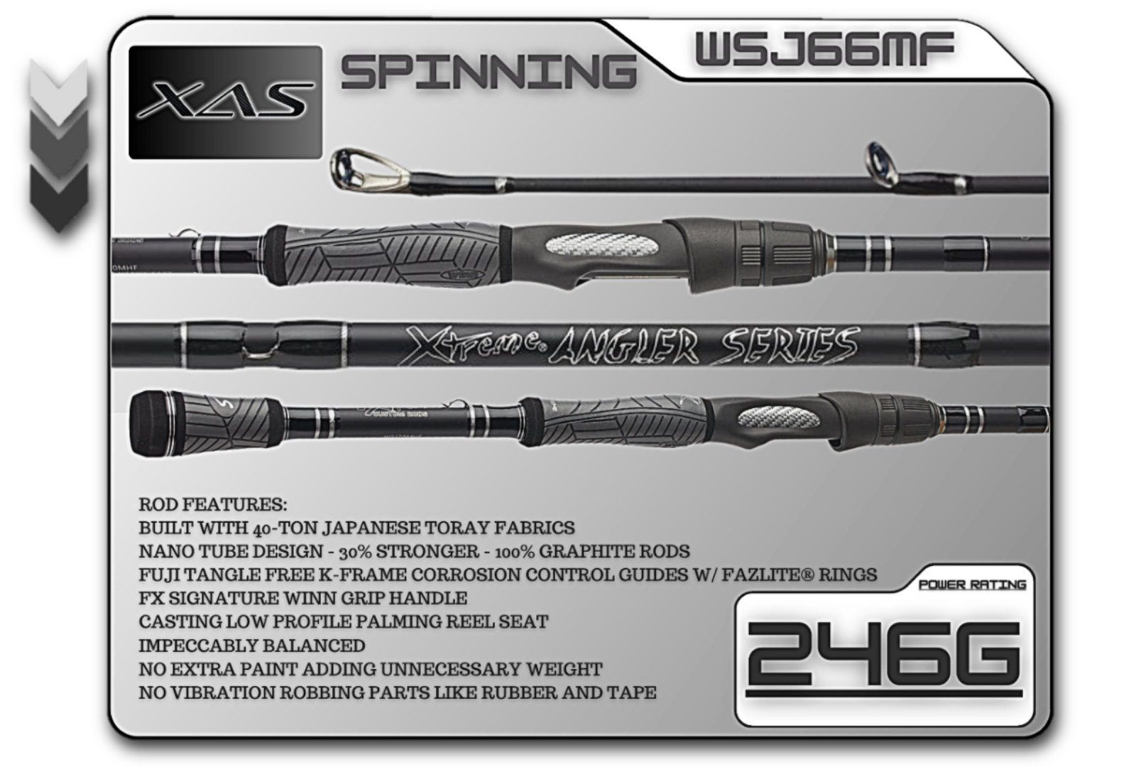 WSJ66MF 6'6" Medium Fast - Keep Casting Fishing & Outdoors