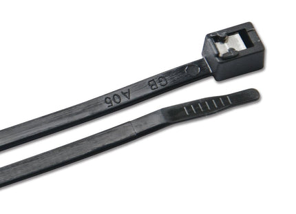 Ancor 11" UV Black Self Cutting Cable Zip Ties - 500 - Pack - Keep Casting Fishing & Outdoors