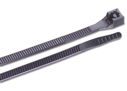 Ancor 11" UV Black Standard Cable Zip Ties - 100 Pack - Keep Casting Fishing & Outdoors