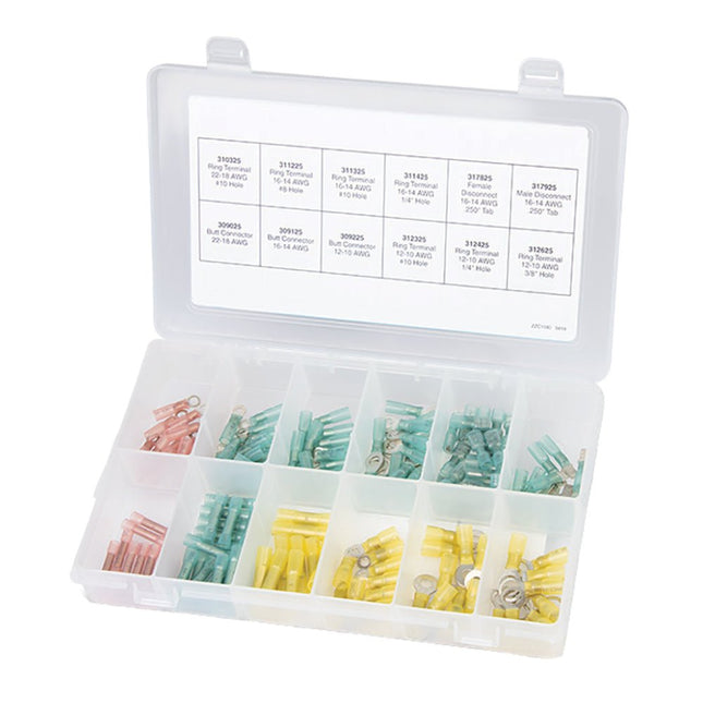 Ancor 160 - Piece Heat Shrink Terminals & Connectors Kit - Keep Casting Fishing & Outdoors