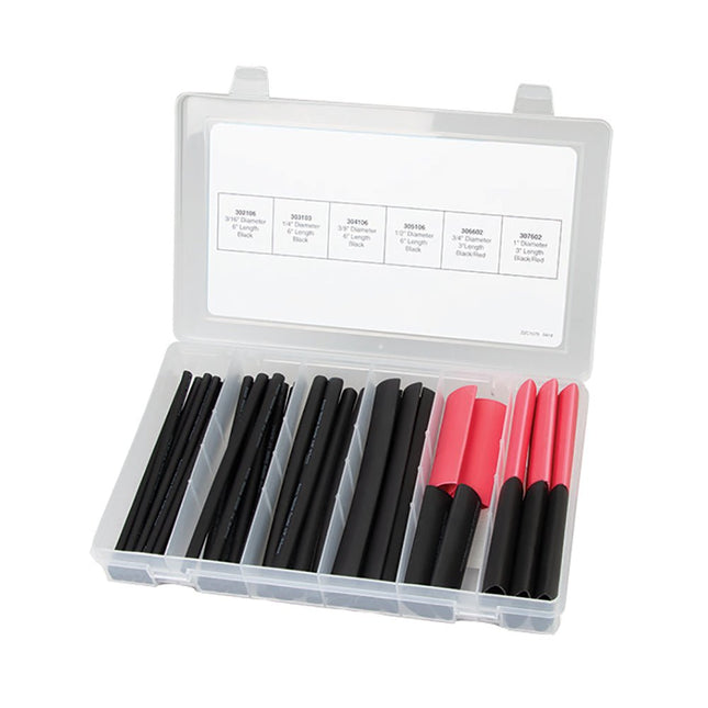 Ancor 47 - Piece Adhesive Lined Heat Shrink Tubing Kit - Keep Casting Fishing & Outdoors