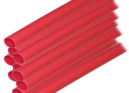 Ancor Adhesive Lined Heat Shrink Tubing (ALT) - 1/4" x 12" - 10 - Pack - Red - Keep Casting Fishing & Outdoors