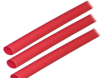 Ancor Adhesive Lined Heat Shrink Tubing (ALT) - 1/4" x 3" - 3 - Pack - Red - Keep Casting Fishing & Outdoors