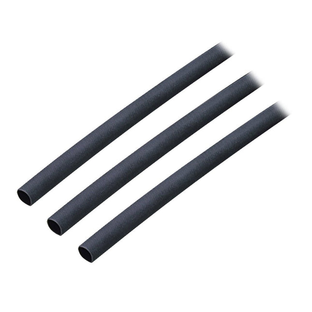 Ancor Adhesive Lined Heat Shrink Tubing (ALT) - 3/16" x 3" - 3 - Pack - Black - Keep Casting Fishing & Outdoors