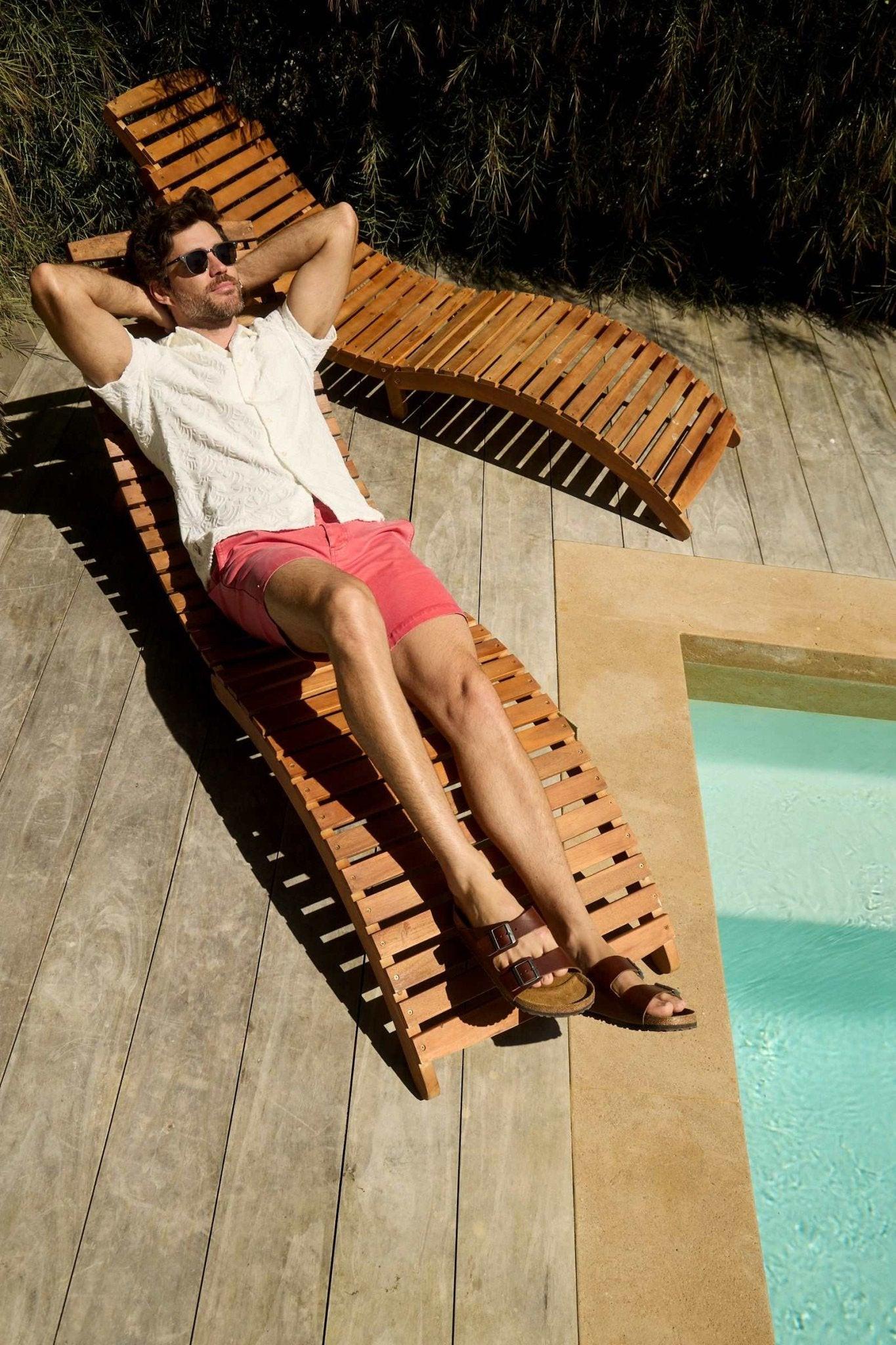 Andrew 7.5" Stretch Twill Short - Mineral Red - Keep Casting Fishing & Outdoors