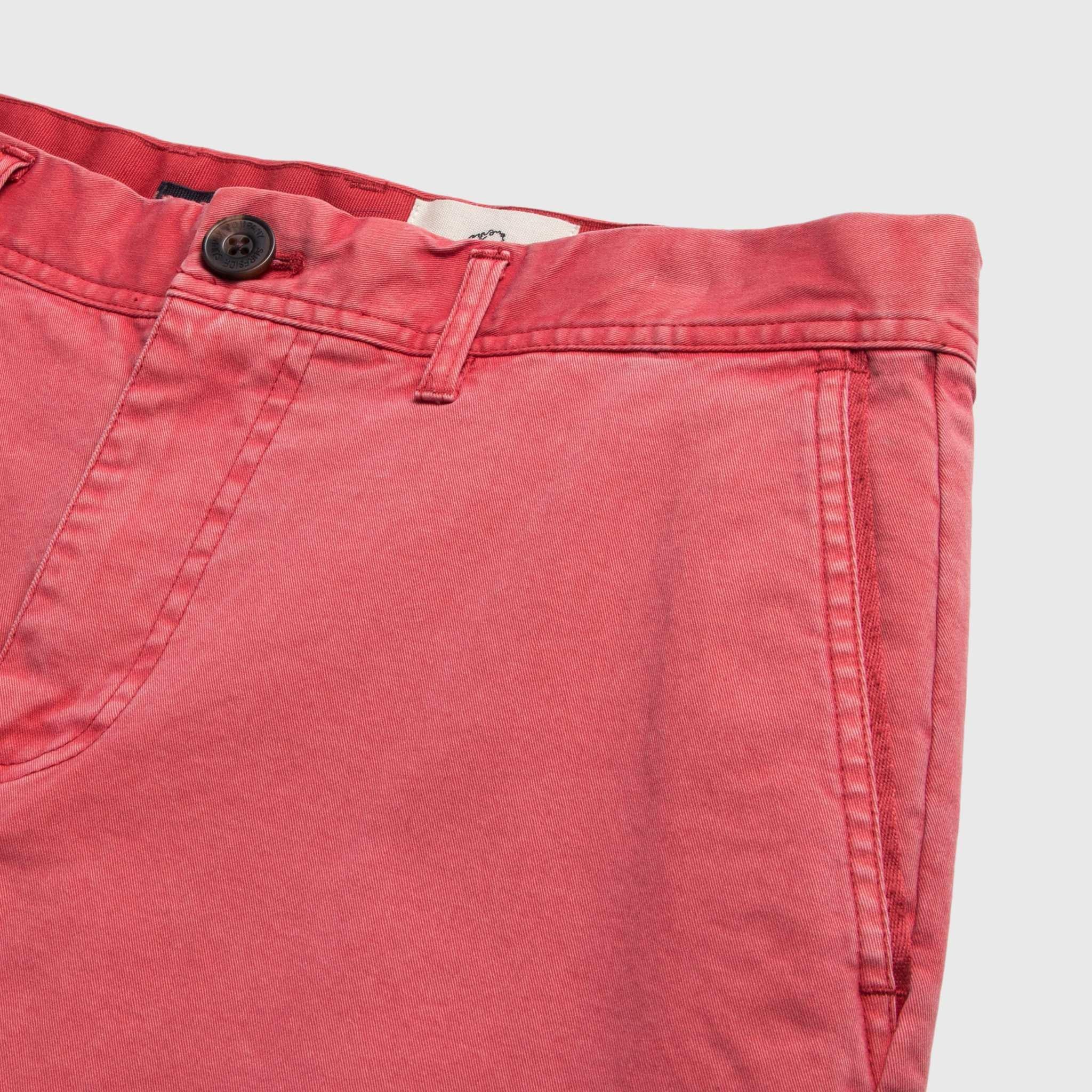 Andrew 7.5" Stretch Twill Short - Mineral Red - Keep Casting Fishing & Outdoors