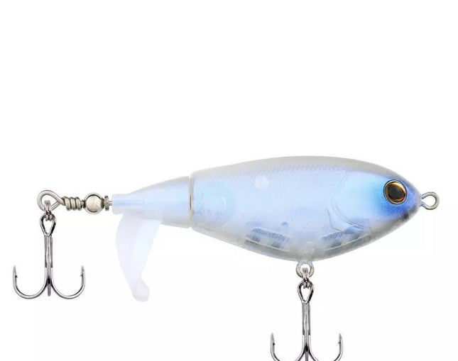 Berkley Choppo 3in Ghost White Tail Prop Topwater Lure - Keep Casting Fishing & Outdoors