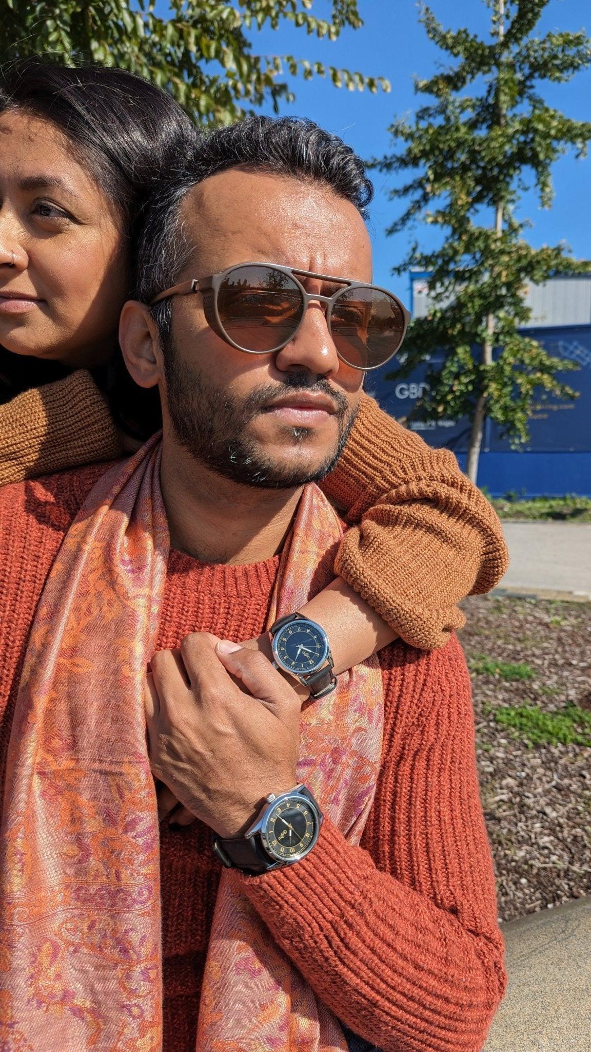 Black and Gold Classic Watch - Keep Casting Fishing & Outdoors