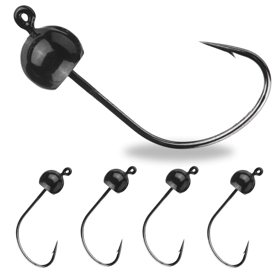 Reaction Tackle Tungsten Wacky Jig Heads (5-PACK) - Keep Casting Fishing & Outdoors