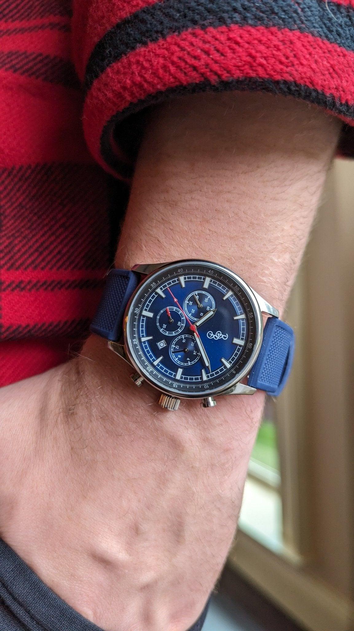 Blue Sport Chronograph - Keep Casting Fishing & Outdoors