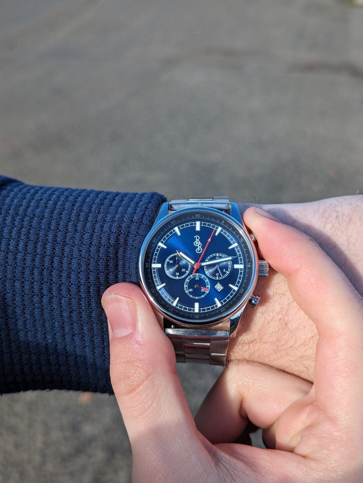 Blue Sport Chronograph - Keep Casting Fishing & Outdoors