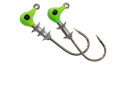 Bobby Garland Dockt'r Shooter Head 1/32 10ct Chartreuse - Keep Casting Fishing & Outdoors
