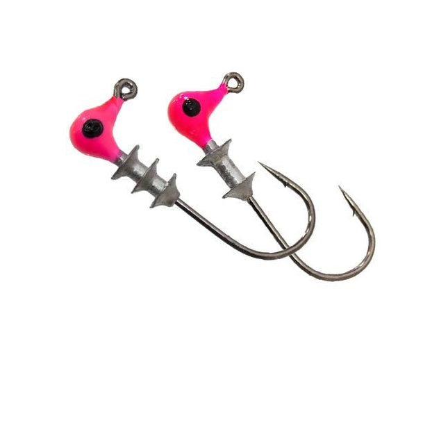 Bobby Garland Docktr Shooter Head 1/32 Pink 10ct Jighead - Keep Casting Fishing & Outdoors