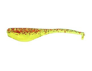 Bobby Garland Itty Bit Swim'r 1.25" 25ct Chart/Red Glitter - Keep Casting Fishing & Outdoors