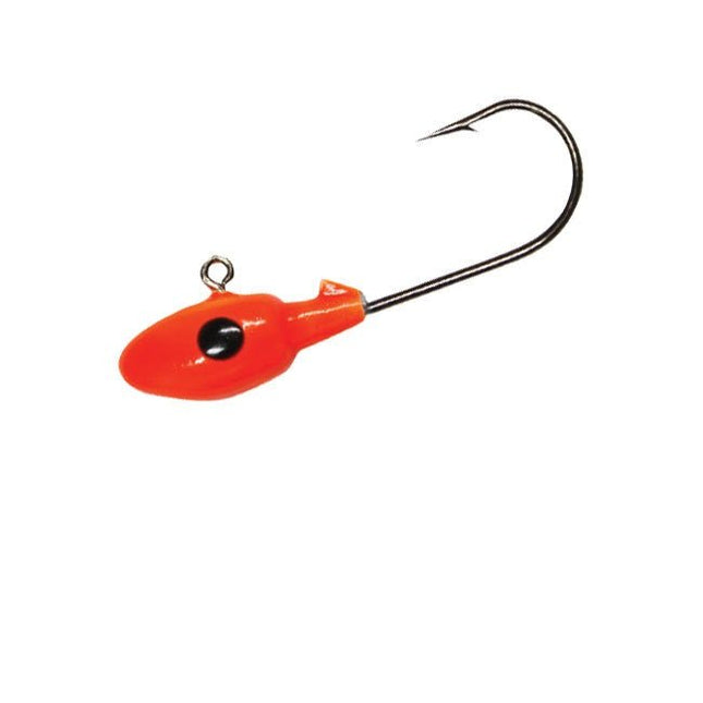 Bobby Garland Mo Glo Jig Head 1/8oz 10ct Orange Glo - Keep Casting Fishing & Outdoors