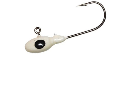 Bobby Garland Mo Glo Jig Head One Eighth Oz Ghost Glo 10ct - Keep Casting Fishing & Outdoors