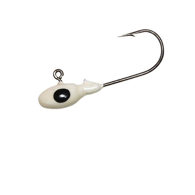 Bobby Garland Mo Glo Jig Head One Eighth Oz Ghost Glo 10ct - Keep Casting Fishing & Outdoors