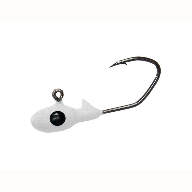 Bobby Garland Overbite Sickle Jig Head 1 32oz Ghost 10ct - Keep Casting Fishing & Outdoors