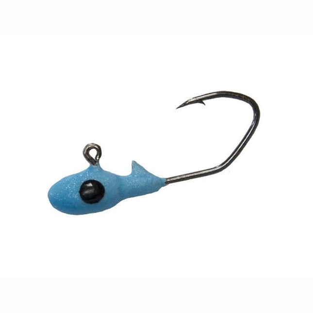 Bobby Garland Overbite Sickle Jig Head 1/16oz 10ct Blue - Keep Casting Fishing & Outdoors
