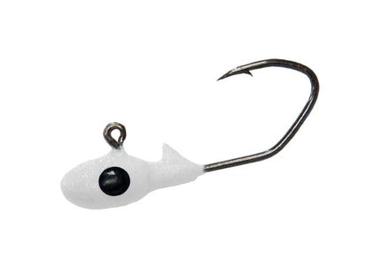 Bobby Garland Overbite Sickle Jig Head 1/16oz 10ct Ghost - Keep Casting Fishing & Outdoors