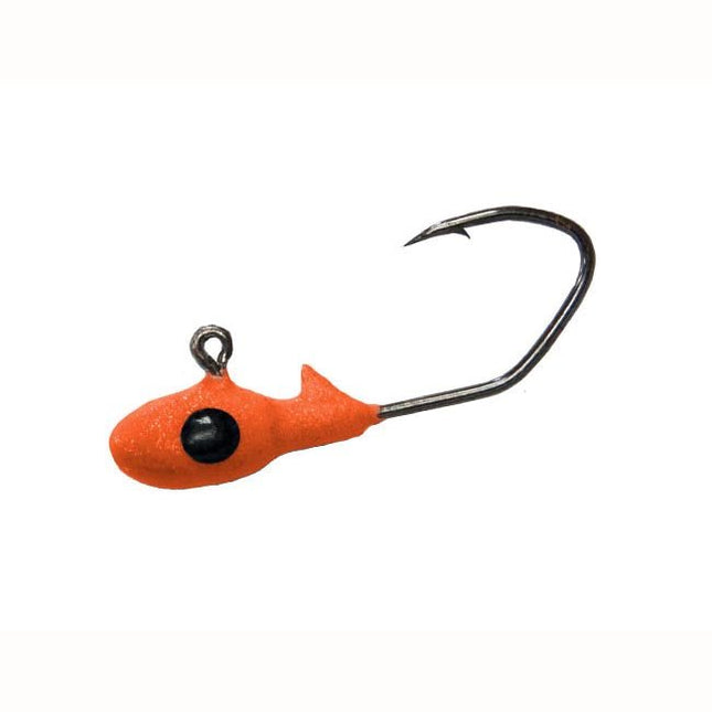 Bobby Garland Overbite Sickle Jig Head 1/32oz 10ct Orange - Keep Casting Fishing & Outdoors