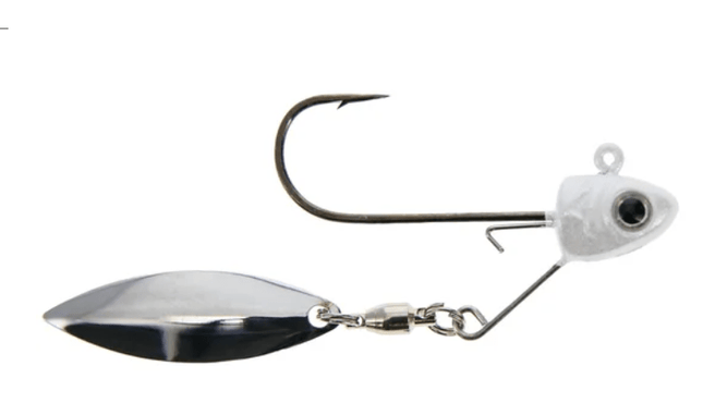Buckeye BFS Su - Spin 3/16 Oz Pearl Underspin Jig for Fishing - Keep Casting Fishing & Outdoors