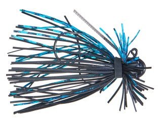 Buckeye Mushroom Jig 3/16oz 2 Pack Black Blue Fishing Lure - Keep Casting Fishing & Outdoors