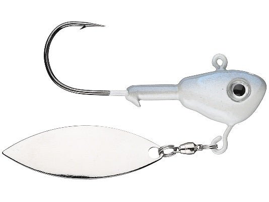 Buckeye Su - Spin Single 1/4oz Albino Underspin Lure - Keep Casting Fishing & Outdoors