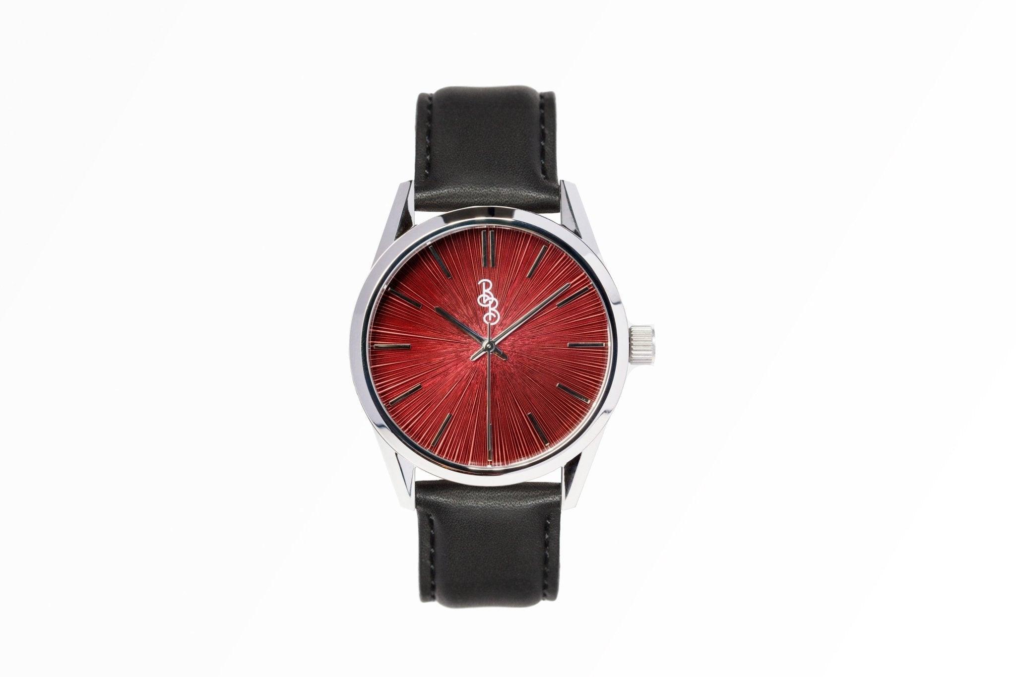 Burgundy Sunburst Watch - Keep Casting Fishing & Outdoors