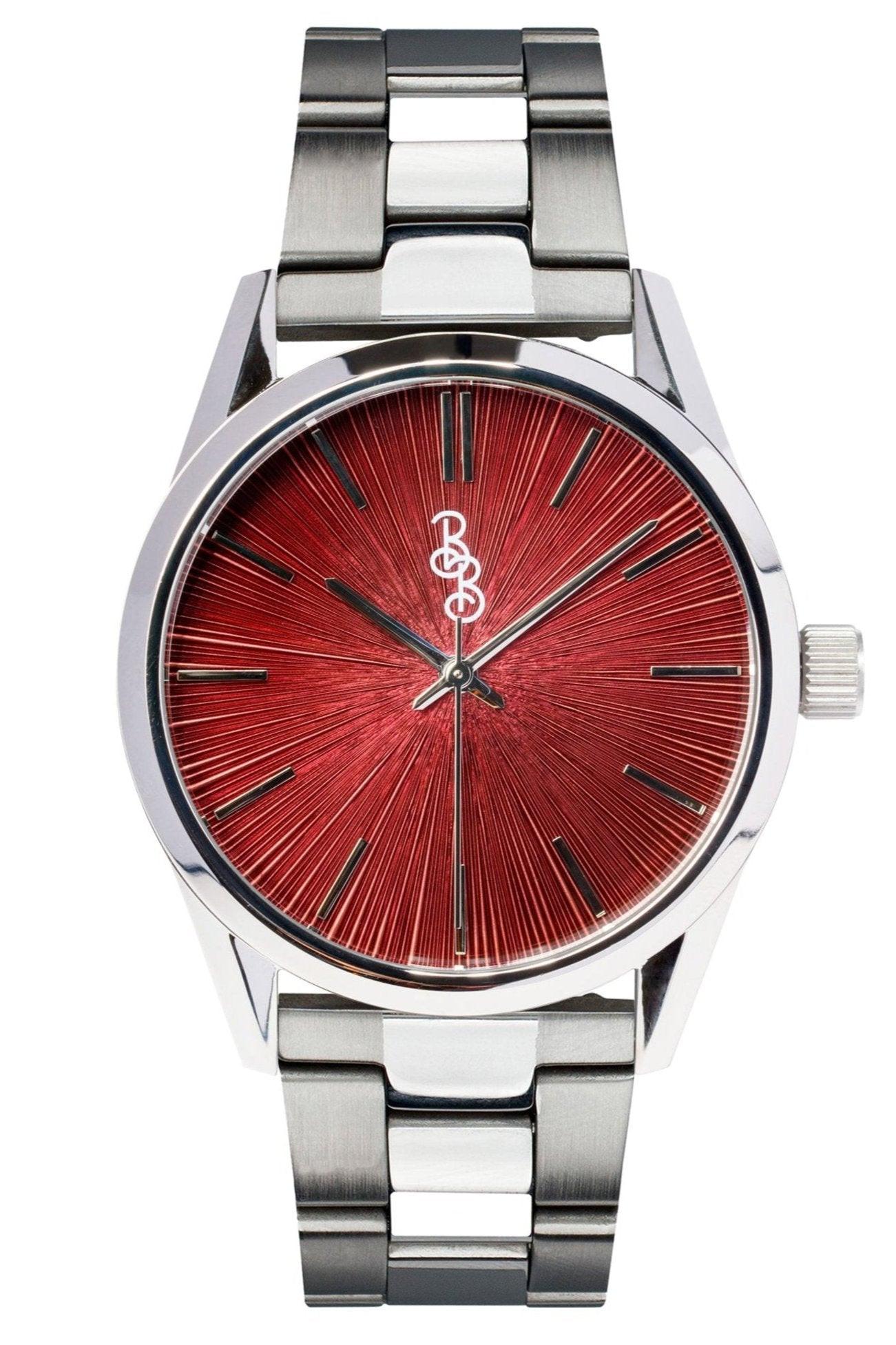 Burgundy Sunburst Watch - Keep Casting Fishing & Outdoors