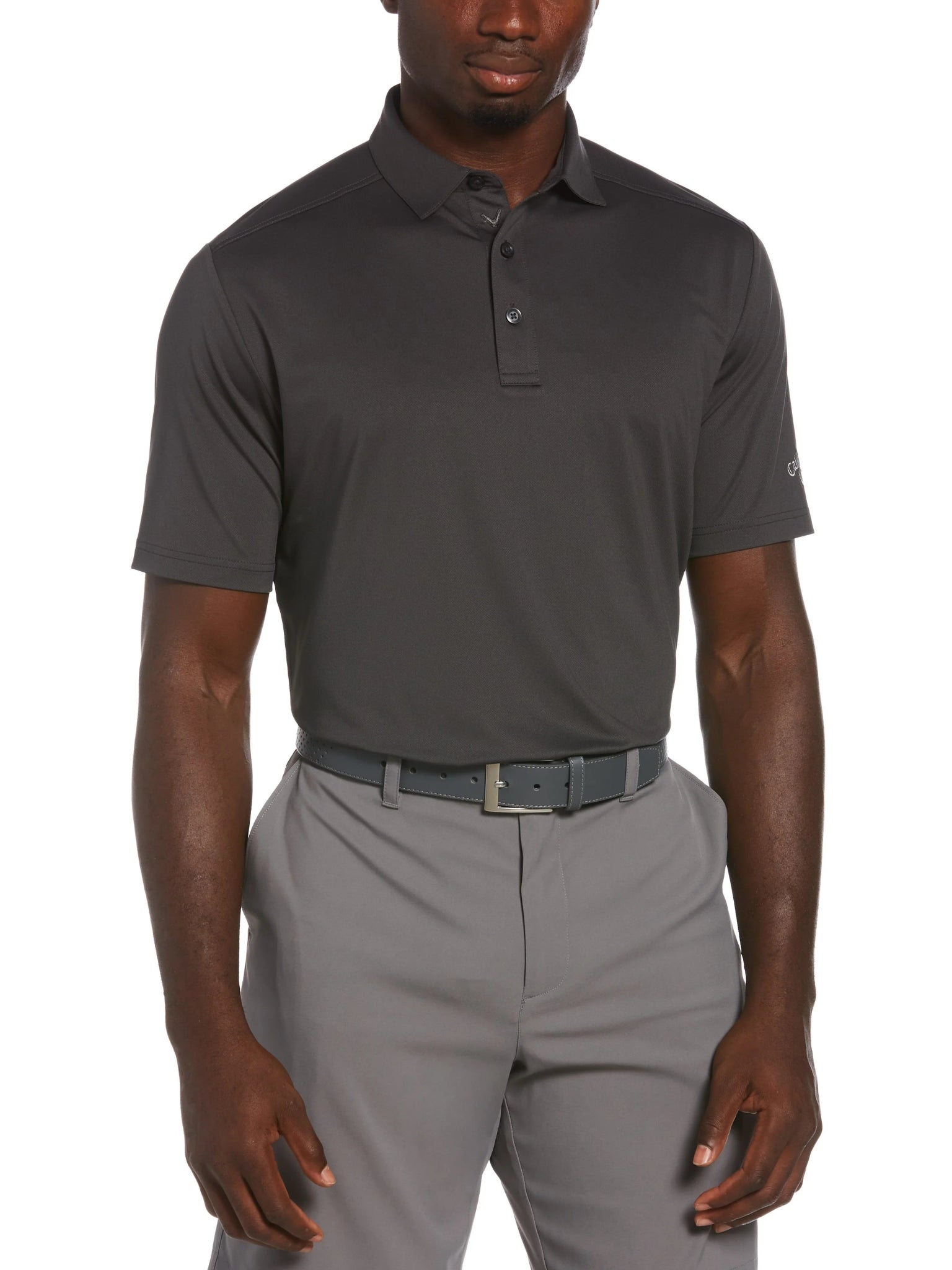 Callaway Mens Cooling Micro Hex Polo - Keep Casting Fishing & Outdoors