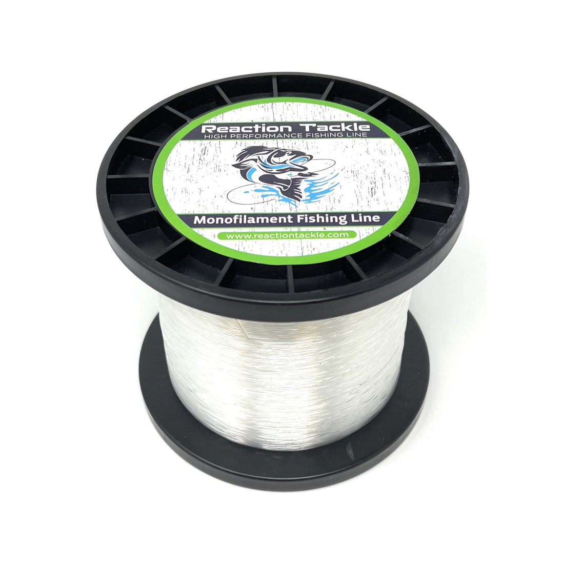 Reaction Tackle Nylon Monofilament Fishing Line - 1 Pound Jumbo Spools - Keep Casting Fishing & Outdoors