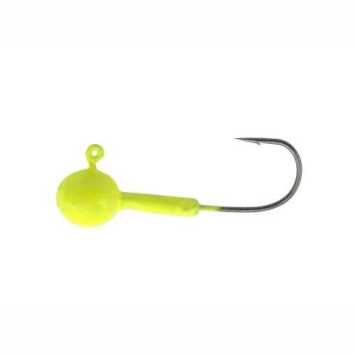 Crappie Magnet Double Cross Heads 5ct 1/32oz Chartreuse - Keep Casting Fishing & Outdoors
