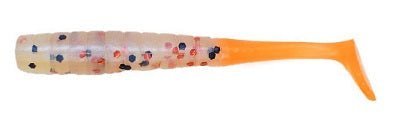 Crappie Magnet Tiny Dancer 2in Paddle Tail 12pc Orange - Keep Casting Fishing & Outdoors