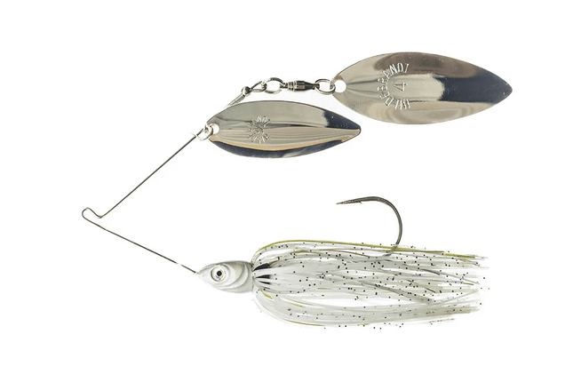 Dirty Jigs Compact Spinnerbait, Blue Glimmer Shad, 1/2oz - Keep Casting Fishing & Outdoors