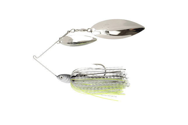 Dirty Jigs Compact Spinnerbait, Chartreuse Shad, 1/2oz - Keep Casting Fishing & Outdoors
