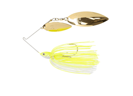 Dirty Jigs Compact Spinnerbait, White Chartreuse, 1/2oz - Keep Casting Fishing & Outdoors