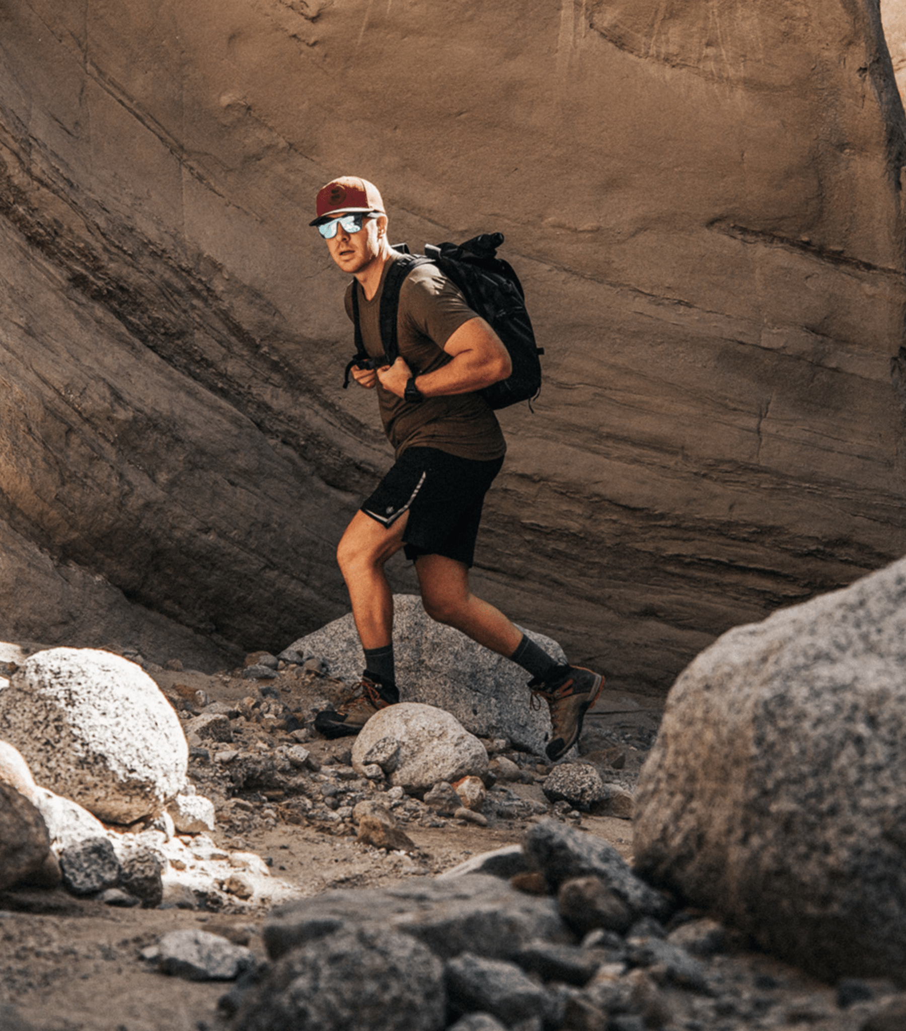 Dominate Training Shorts - Stone - Keep Casting Fishing & Outdoors