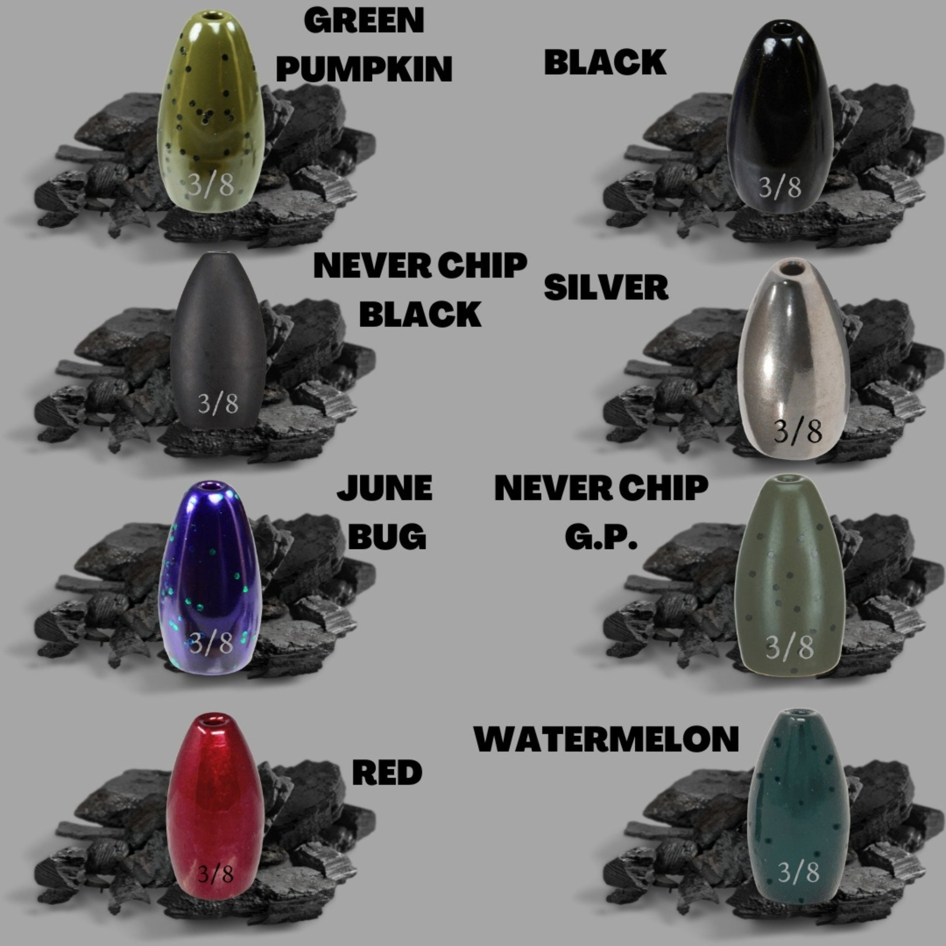 Reaction Tackle Tungsten Flipping Weights - Keep Casting Fishing & Outdoors